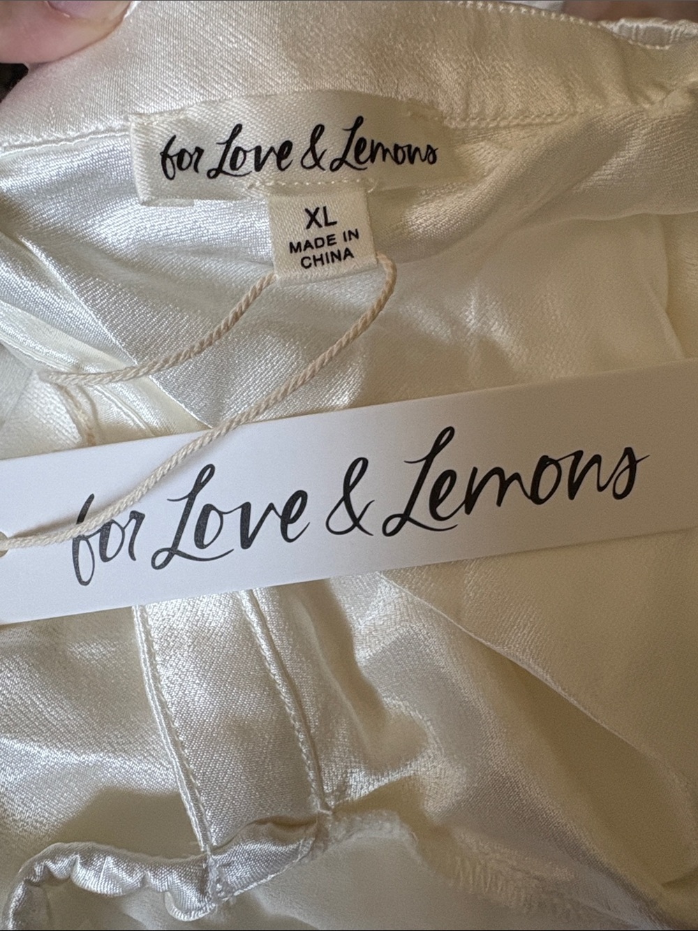 $329 NWT For Love And Lemons “Willow” Ruched Mini Dress Sz X-Large - Picture 4 of 9